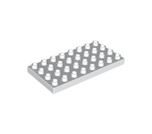 LEGO Weiß Duplo Platte 4 x 8 (4672 / 10199)