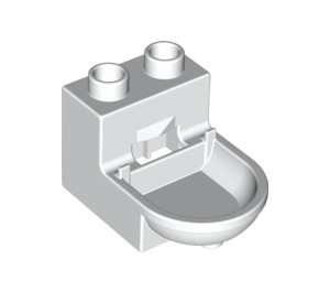 LEGO White Duplo Toilet (4911)