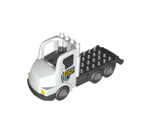 LEGO White Duplo Zoo Lorry (87702)