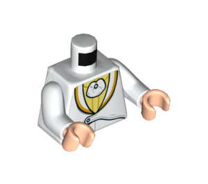 LEGO blanc Egghead Minifig Torse (973 / 76382)