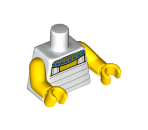 LEGO Weiß Egyptian Warrior Minifig Torso (973 / 88585)