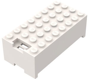 LEGO Wit Electric 9V Battery Doos 4 x 8 x 2.333 Cover (4760)