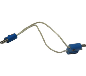 LEGO White Electric Wire 12V / 4.5V with two 2-prong connectors, 11L