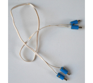 LEGO Wit Electric Wire 4.5v met 1-Prong Connectors