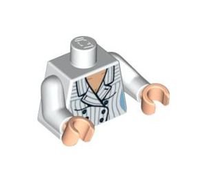 LEGO Weiß Elsa Schneider Torso (973 / 76382)