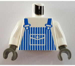 LEGO Weiß Engineer Max mit Dark Grau Hände Torso (973)