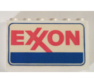 LEGO White Exxon Sign Stickered Assembly