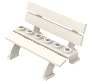 LEGO Wit Fabuland Bench Stoel (2041)