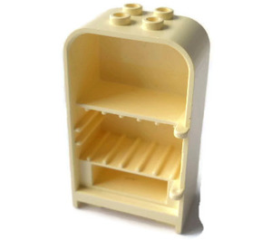 LEGO White Fabuland Refrigerator Base
