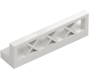 LEGO Hvit Gjerde 1 x 4 x 1 Lattice (3633)