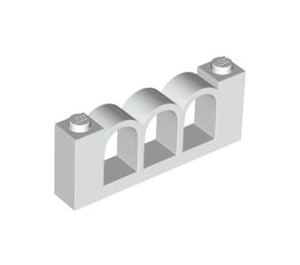 LEGO blanc Clôture 1 x 6 x 2 (30077)