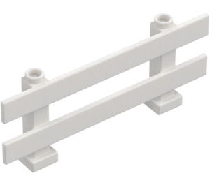 LEGO White Fence 1 x 8 x 2 (6079)