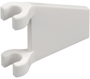 LEGO White Flag 2 x 2 Angled without Flared Edge (44676)