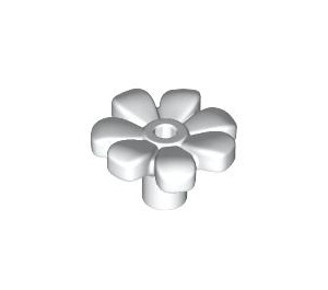 LEGO White Flower with Squared Petals (with Reinforcement) (4367)