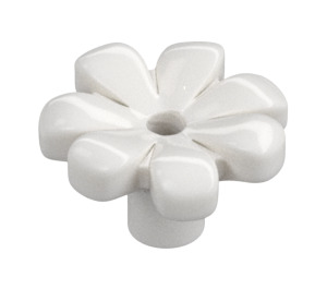 LEGO White Flower with Squared Petals (without Reinforcement) (4367 / 32606)