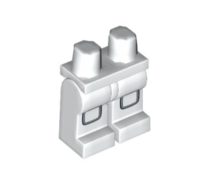 LEGO White Football Player Legs (3815 / 10873)