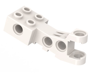 LEGO Vit Gaffel Pivot (2904)