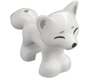 LEGO White Fox with Closed Eyes (19532 / 103361)