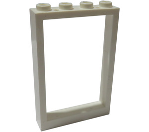 LEGO White Frame 1 x 4 x 5 with Hollow Studs (2493)