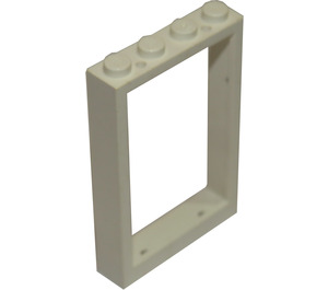 LEGO White Frame 1 x 4 x 5 with Solid Studs