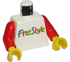 LEGO White Freestyle Torso (973)