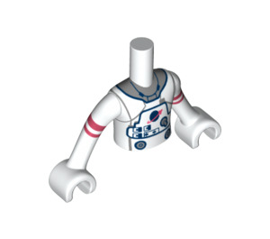 LEGO hvid Friends Spacesuit Torso  (73161 / 92456)