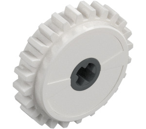 LEGO Wit Tandwiel met 24 Tanden en Internal Clutch (76019 / 76244)