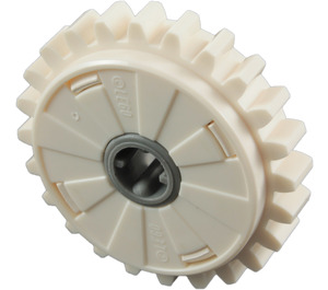LEGO White Gear with 24 Teeth and Internal Clutch (76019 / 76244)