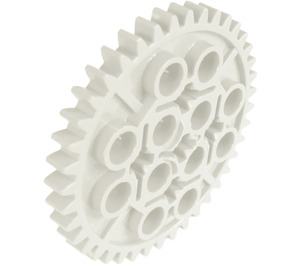LEGO Weiß Ausrüstung mit 40 Zähne (3649 / 34432)