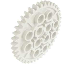 LEGO Bianco Ingranaggio con 40 Denti (3649 / 34432)