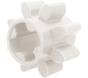 LEGO Weiß Ausrüstung mit 8 Zähne Typ 1 (3647)