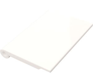 LEGO White Glass for Car Roof 4 x 4 with Ridges