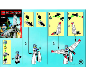 LEGO White Good Guy 5966 Instrucciones