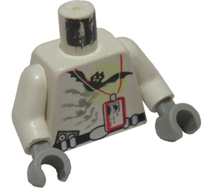 LEGO White Grip Torso (973)