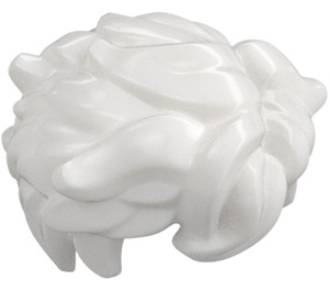 LEGO Bianco Capelli Arruffato e Con punte (25412 / 86754)