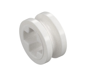 LEGO White Half Bushing (32123 / 42136)