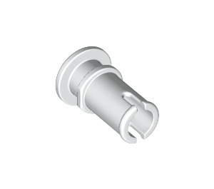 LEGO White Half Pin with Foil Connector (49731)