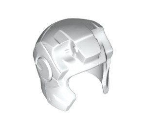 LEGO Weiß Helm mit Ear und Forehead Guards (10907)