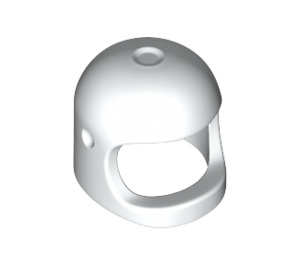 LEGO White Helmet with Thick Chin Strap (50665)