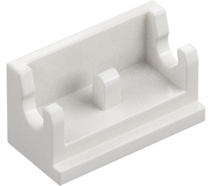 LEGO Bianco Cerniera 1 x 2 Base (3937)