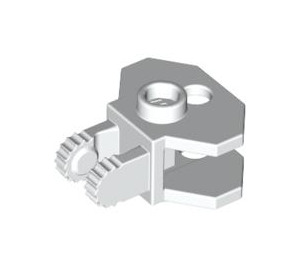 LEGO White Hinge 1 x 2 Locking with Towball Socket (30396 / 51482)