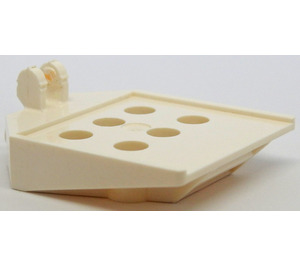 LEGO Weiß Scharnier 1 x 4 x 3.6 mit Löcher und 2 Finger (30625)
