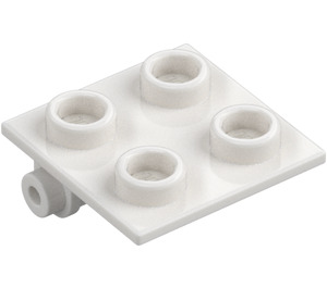 LEGO White Hinge 2 x 2 Top (6134)