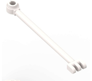 LEGO White Hinge Bar 8 with Split Bar Holder (4319)