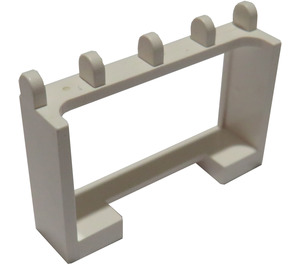 LEGO White Hinge Car Roof Holder 1 x 4 x 2 (4214)