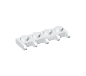 LEGO Weiß Scharnier Platte 1 x 4 mit Auto Roof Halter (4315)