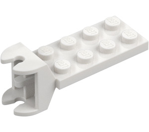 LEGO Blanc Charnière assiette 2 x 4 avec Articulated Joint - Femelle (3640)