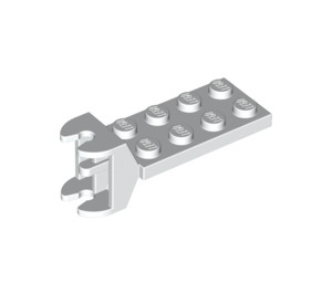 LEGO blanc Charnière assiette 2 x 4 avec Articulated Joint - Female (3640)