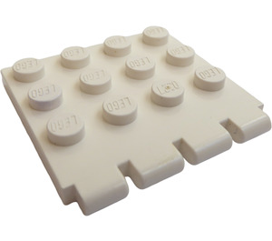LEGO Weiß Scharnier Platte 4 x 4 Fahrzeug Roof (4213)