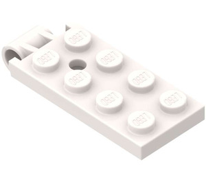 LEGO Weiß Scharnier Platte oben